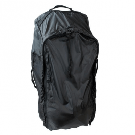 Ryggsäcken i cargo bag “framsidan”